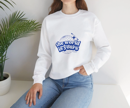 THE WORLD IS YOURS CREWNECK